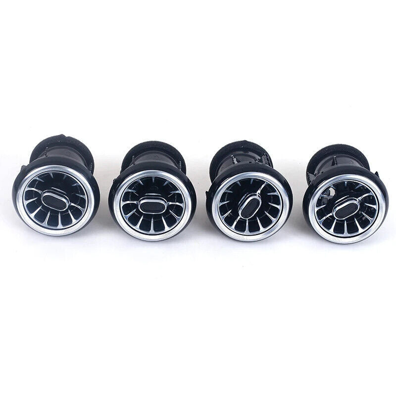 for Audi A3 2013-2020 1Set LED Dashboard AC Air Condition Vent Outlet Turbo Trim v