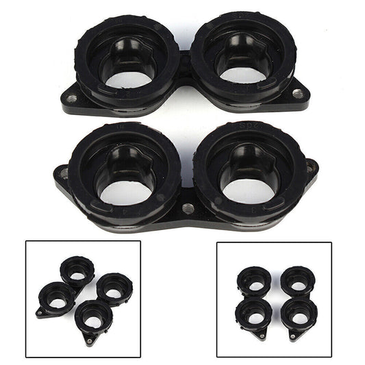 2X Carburetor Joint Intake Manifold Boot Fit for Yamaha FZ6R XJ6 2009-2017 10 11 12 Q
