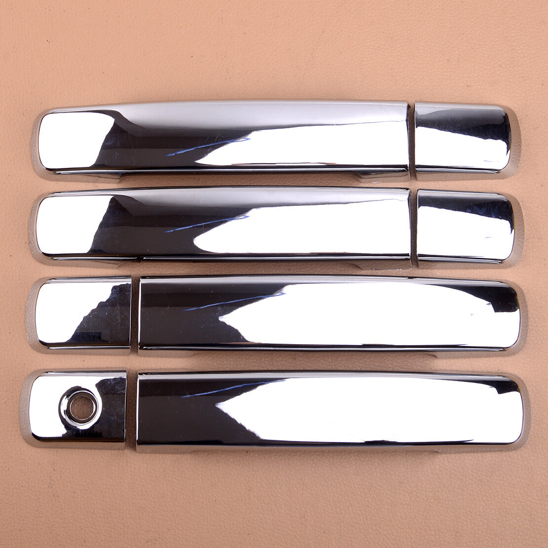 for CHRome Exterior Door Handle Cover Cap Decor Fit for Frontier 2005-19 v