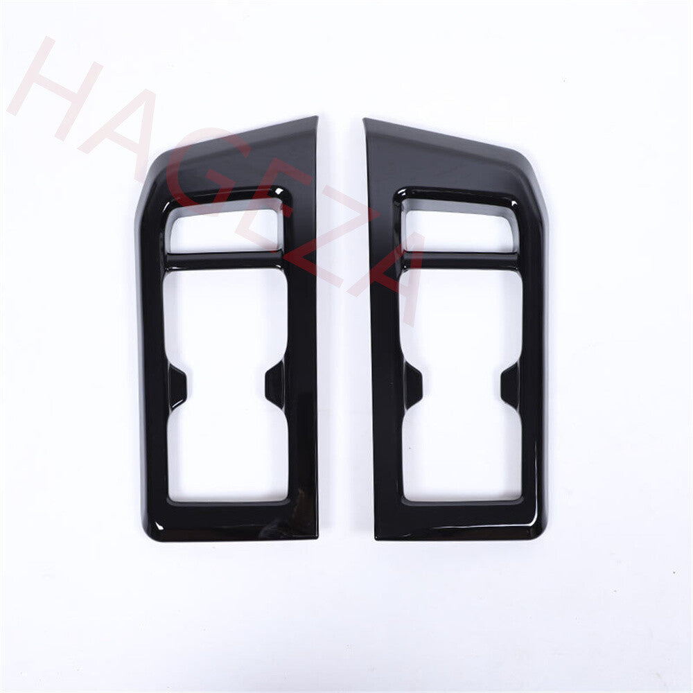 Black ABS Third Row Door Water Cup Holder Trim For Toyot@ for Land Cruiser LC250 24+