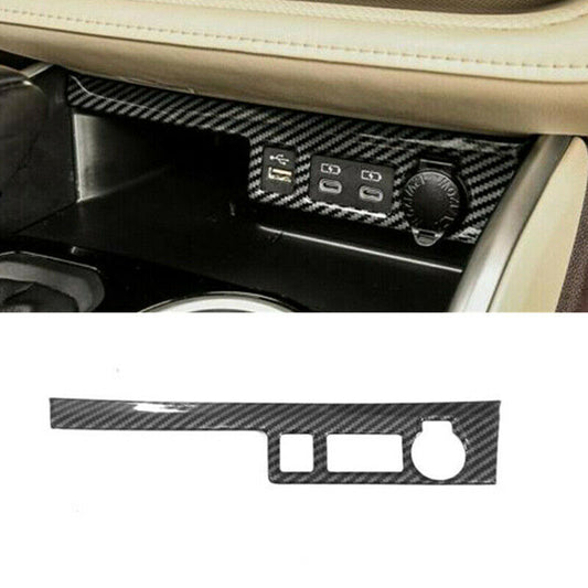 for Toyota Highlander 2020-2022 Carbon Fiber Inner Cigarette Lighter Cover Trim