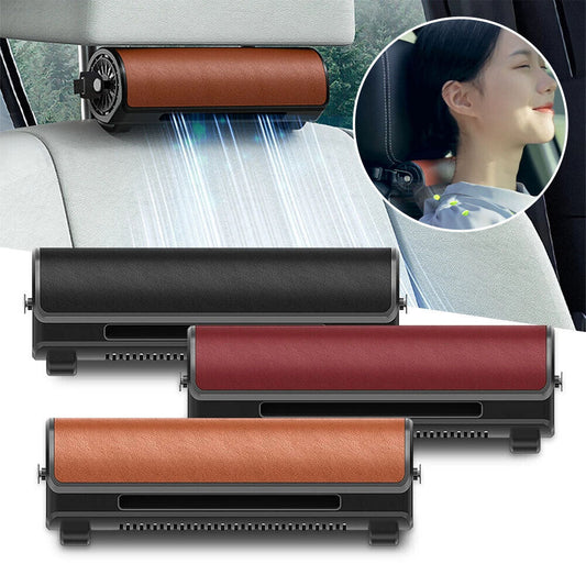 Car for Seat Fan Rear Front Headrest Fan USB Plug for Seat Ventilation Fan Black Red Q