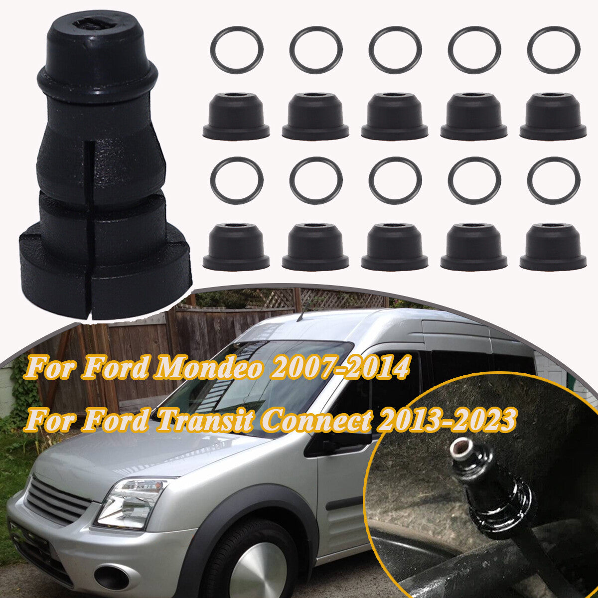 for Ford Transit Connect Mondeo Drivetrain Clutch Master Cylinder Pipe Seal Kit