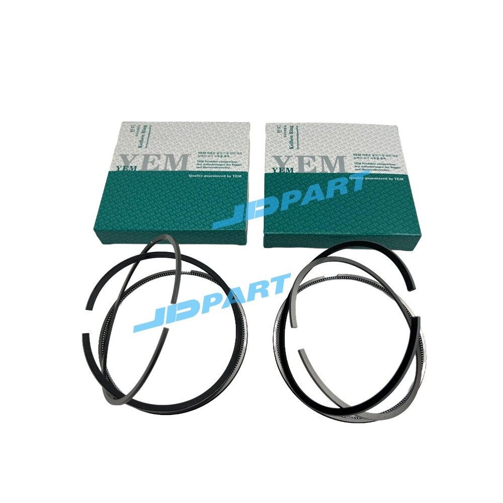 2-piece 2KC1 piston ring set for Isuzu diesel engine parts -