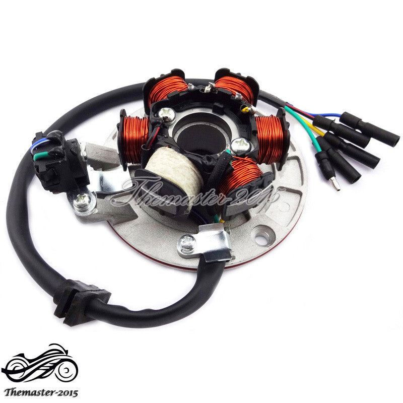 Magneto Stator W/ Light For YX 140cc Pit Dirt Bikes PitsterPro Stomp Thumpstar Q