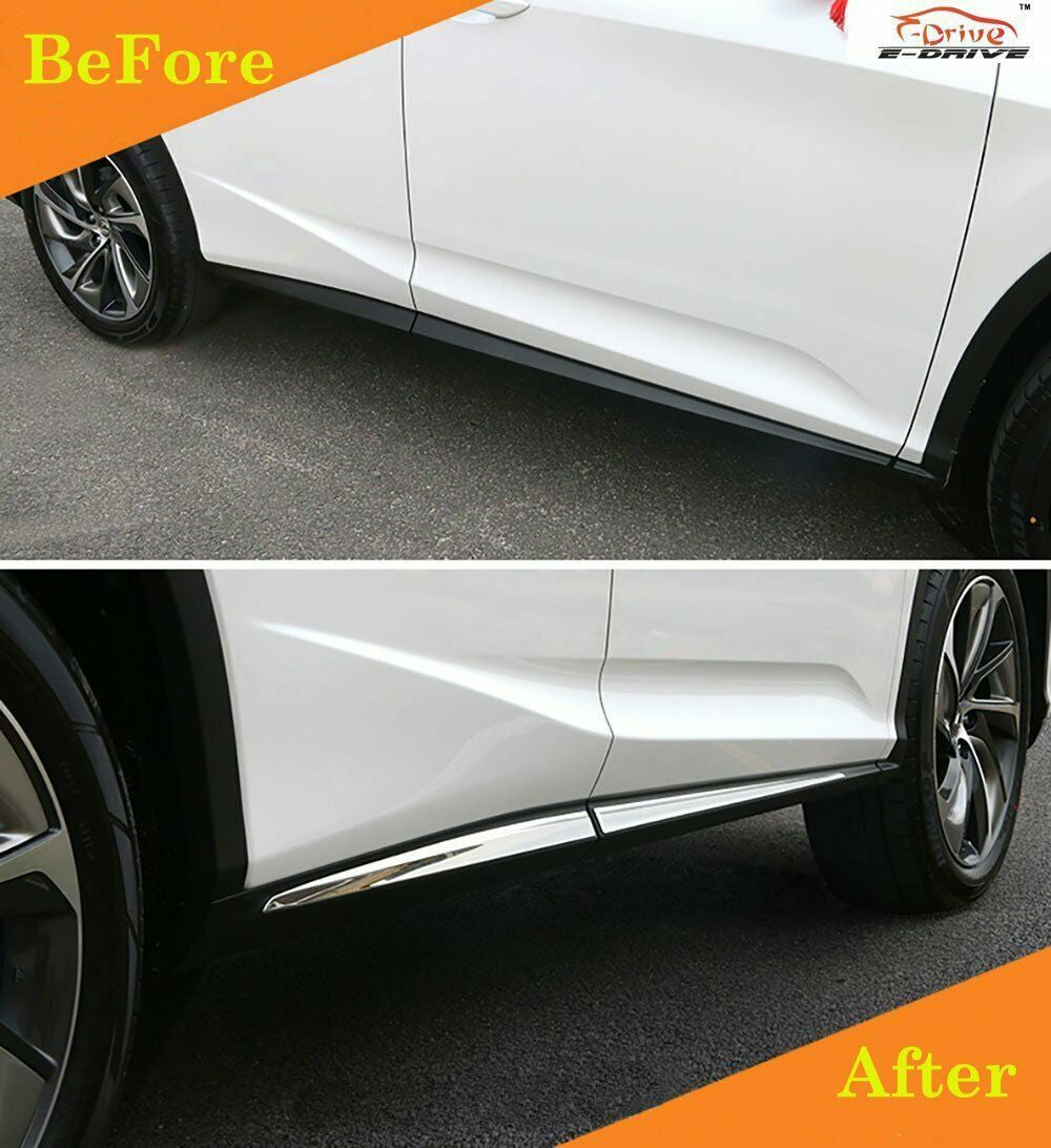 for Land Cruiser Prado FJ150 2014-2017 Chrome Rear Fog Light Cover Trims v