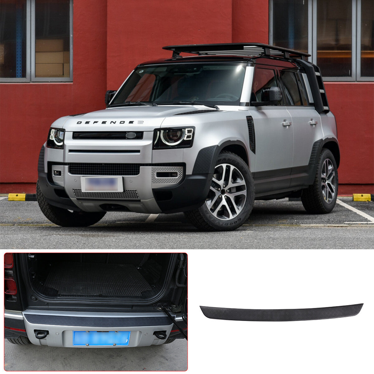 ABS oak grain center console knee side panel cover for LR for Defender 90 110 20-23