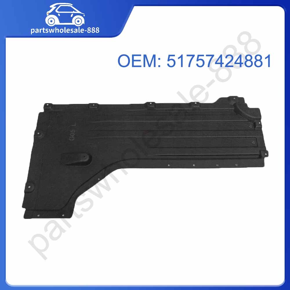 Left Side Floor Under Body Splash Guard Shield Cover for BMW X5 G05 2019 - 2023
