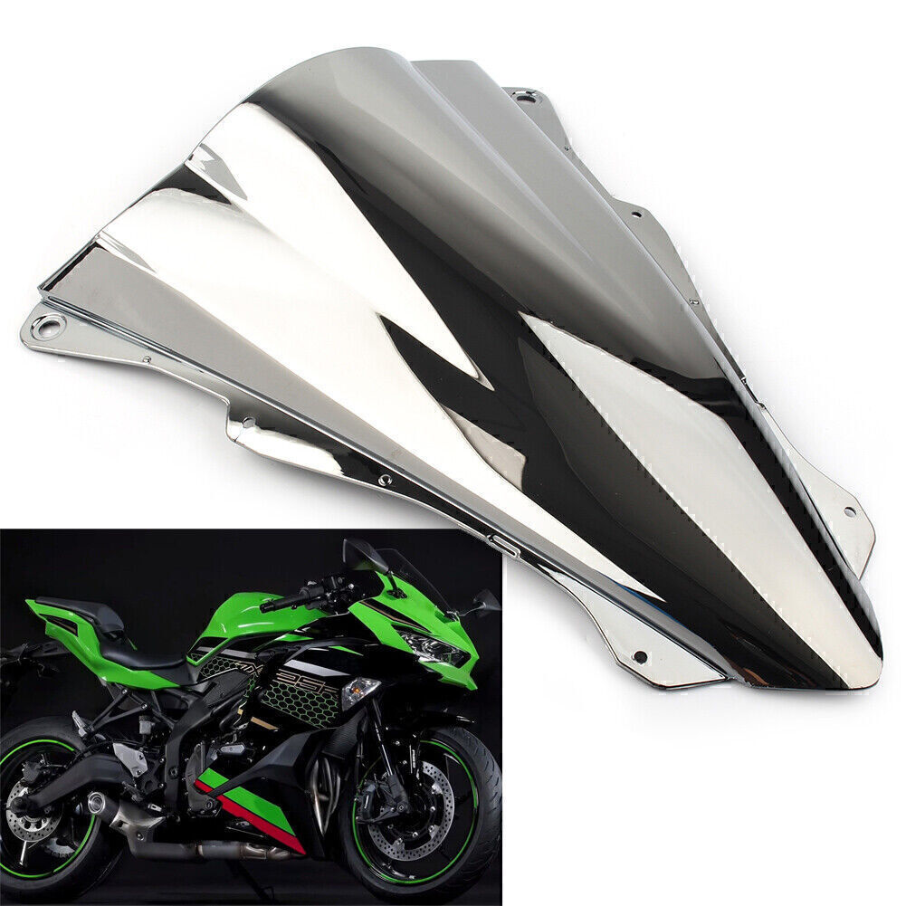 Motorrad Windschilder Windschild Silber Windschutzscheibe f¨¹r ZX25R 2020