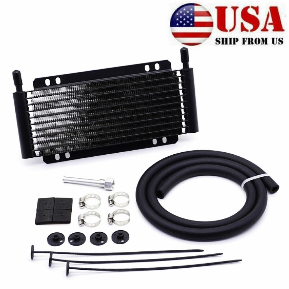 American automotive radiator fast aluminum transmission oil cooler 11 Row rapid cooling - n