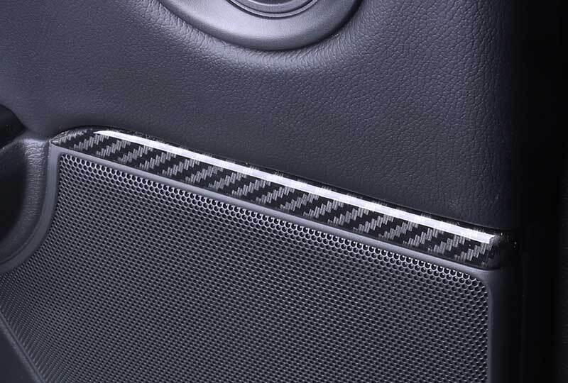 Car for Honda CRV CR-V 2017-2022 Carbon Fiber Inner Door Horn Frame Cover Trim
