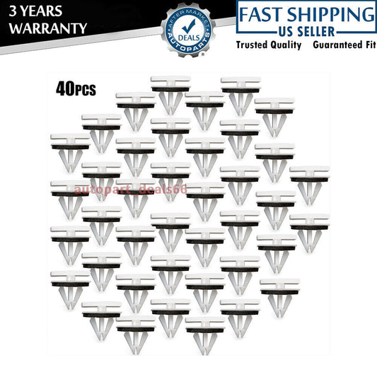 40pcs Exterior-Rocker Panel Molding Retainer W/ Sealer  for ford  FUSION W716503