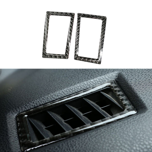 2X Carbon Fiber Interior Air Vent Outlet Cover Trim for Toyota for Corolla 2014-2018