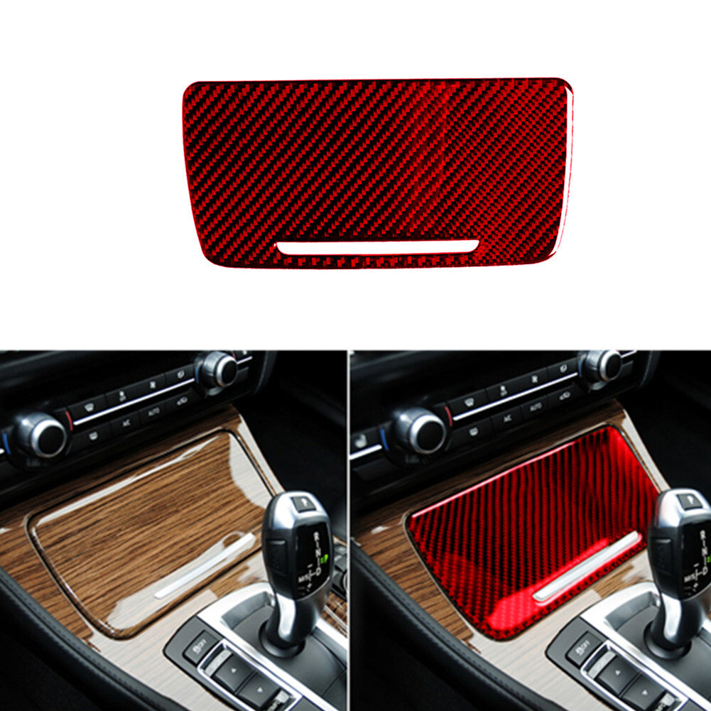 Carbon Fiber Interior Gear Shift Frame Cover Trim For 718 2016-2022 v