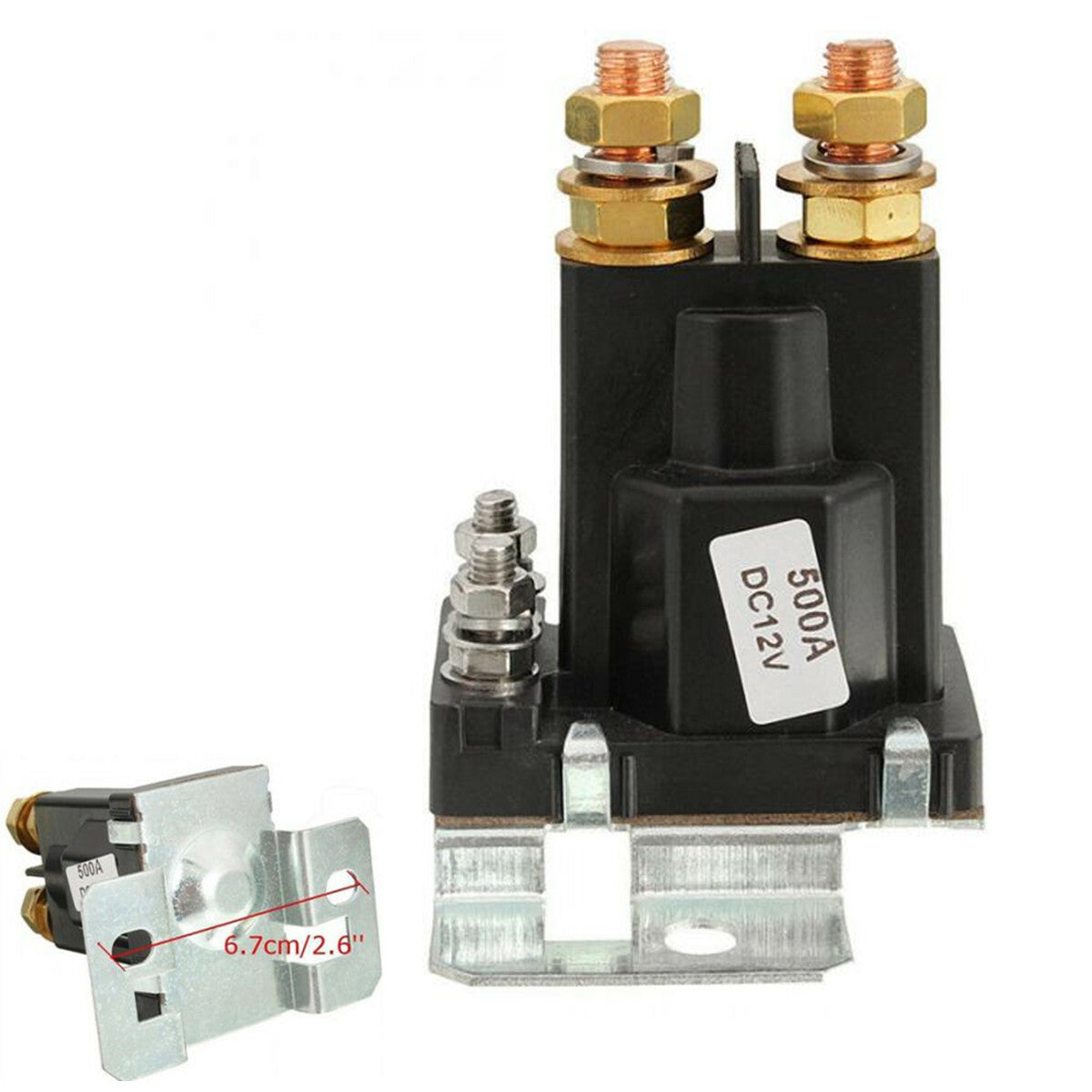 500 Amp Power Relay Battery Isolator High Current Accessory 12V Applications