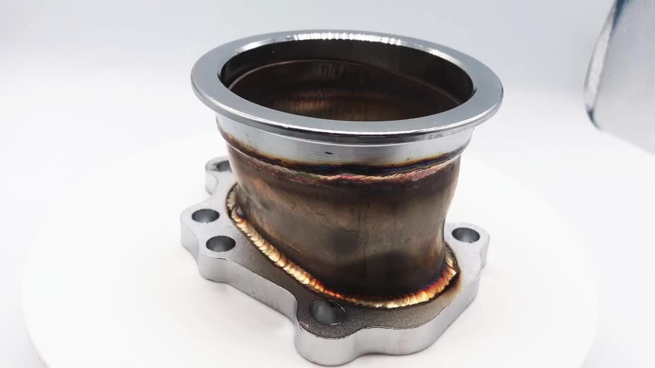Turbo Adapter Flange T25 T28 GT25 GT28 V Band Turbo Outlet 8 Bolt to 3″ 76mm