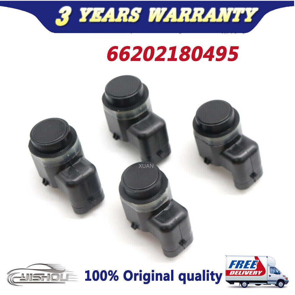 4Pcs 66202180495 PDC Park Sensor for BMW 3 5 6 7 Series E61 E66 E83 E90 X3 X5 Q