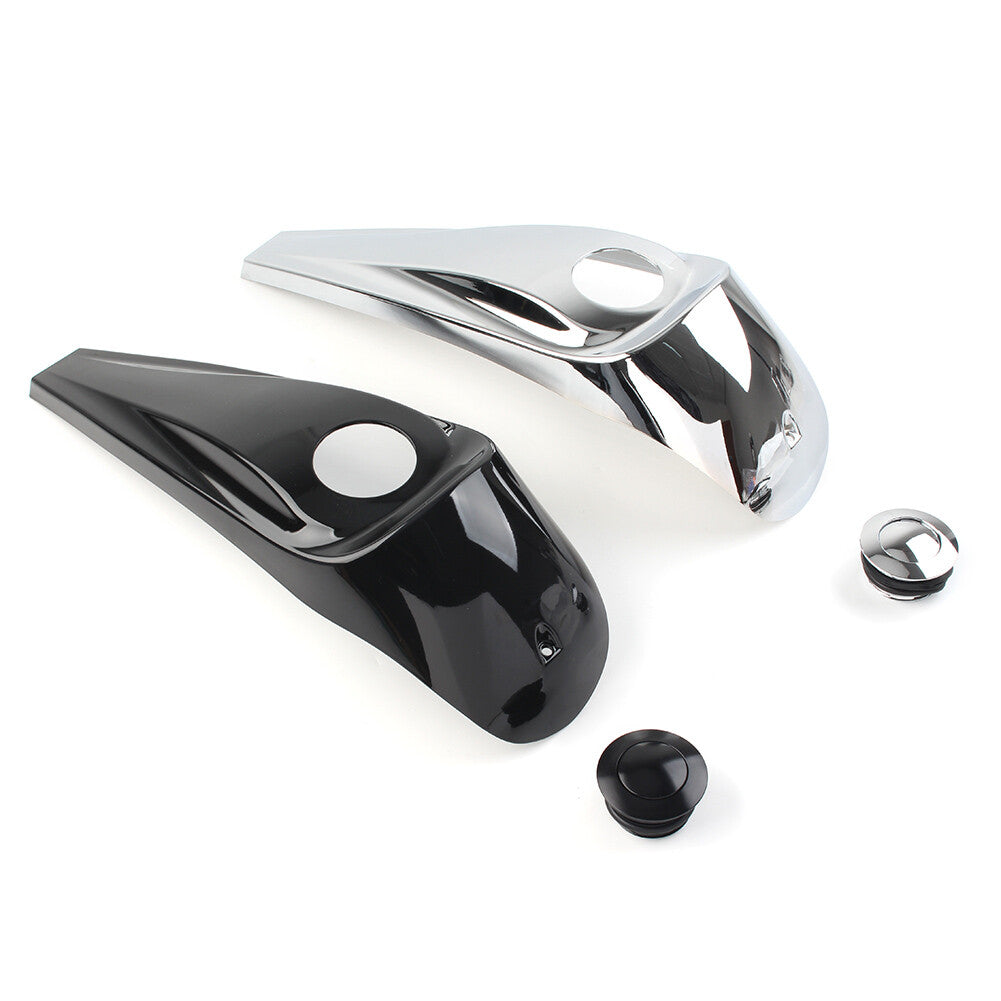 Gloss Dash Fuel Console Cover + Gas Tank Cap for Harley Touring 08-22 09