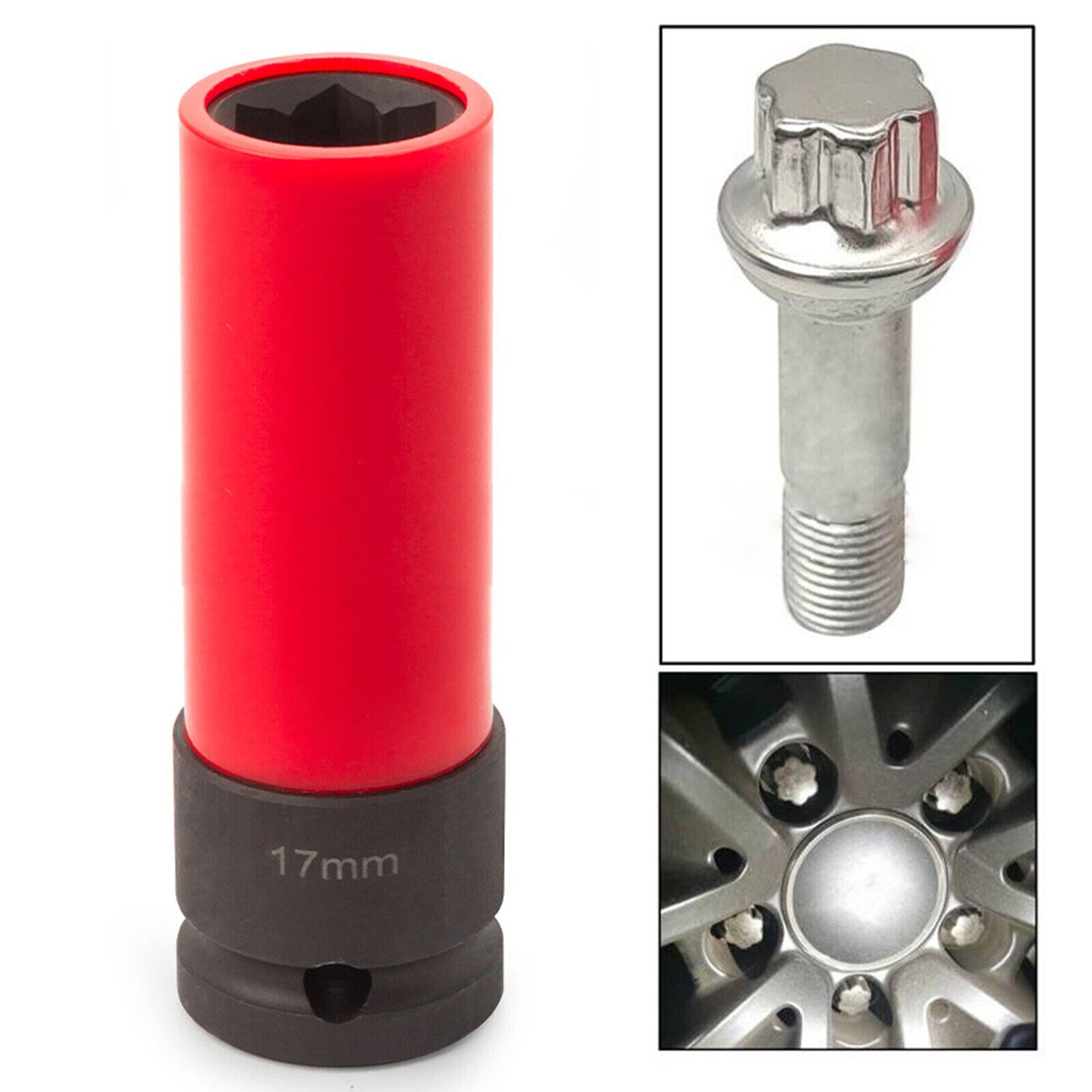 Lug Nut Socket Flower Design Replacement for Mercedes S Series 4218 J8X0 Q