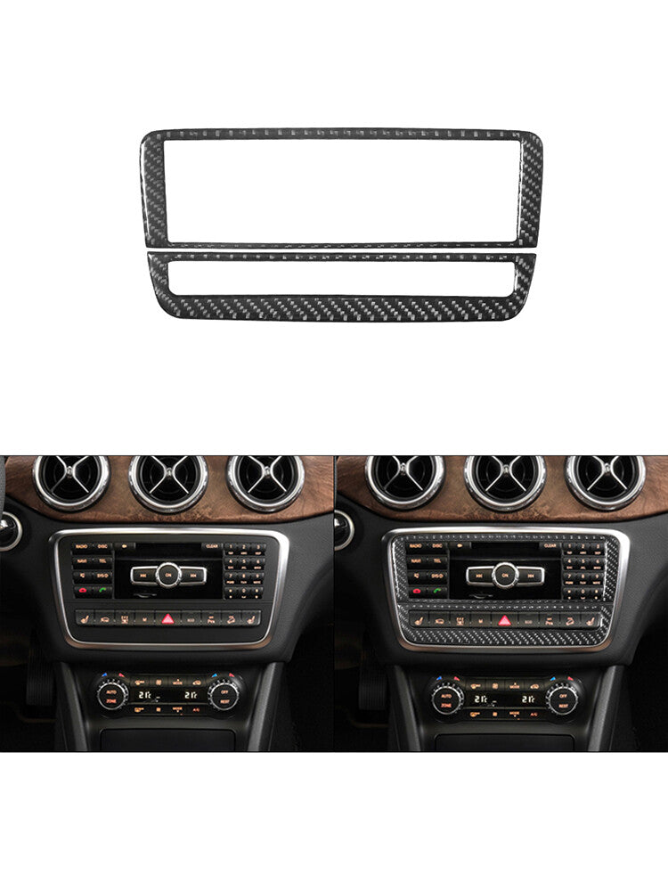 2Pcs Central Control Air Vent Trim Cover Carbon Fiber for Honda S2000 2000-2009 v
