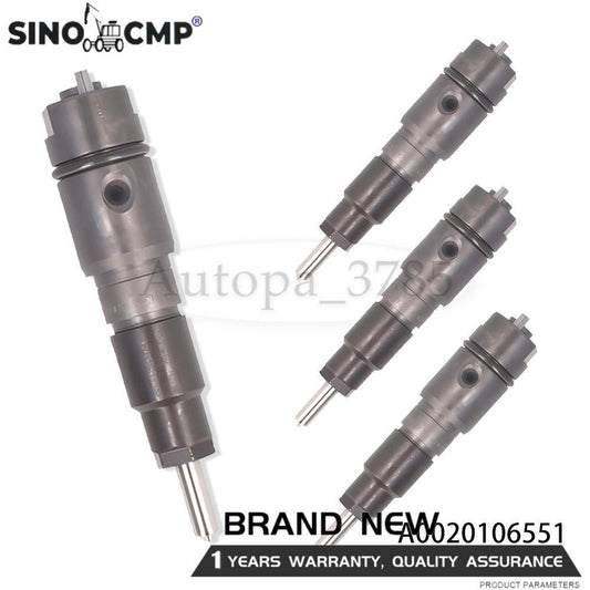 4X Fuel Injector A0020106551 for MERCEDES -BENZOM 501/502LA Engine NEW