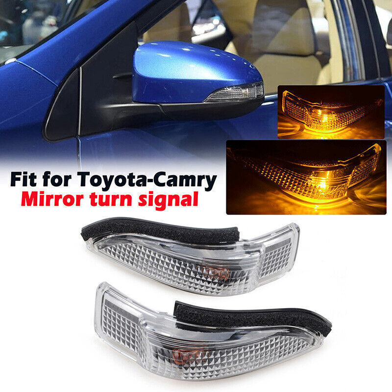 Two side mirror turn signals for 2014-2017 for Camry and for Corolla vehicles. n