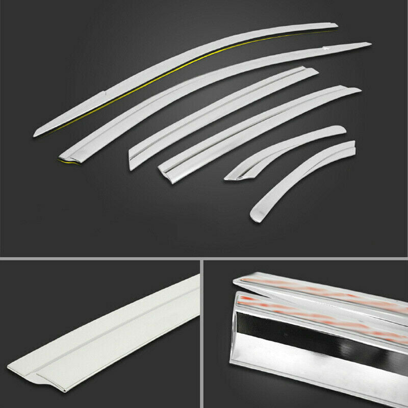 Chrome Window Wind Deflector Visor Rain Wind Decor for Infiniti QX80 2021-2023 n