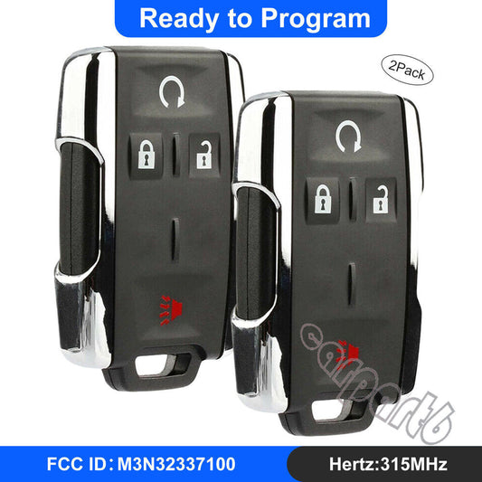 2X For 2014 2015 2016 2017 Silverado 1500 2500 3500 HD Car Remote Keyless Keyfob Q