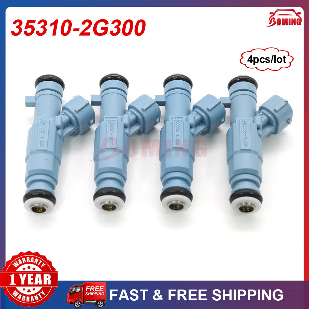 35310-2G300 Fuel Injectors for Hyundai Sonata for Tucson for Kia Forte Optima 4PCS NEW