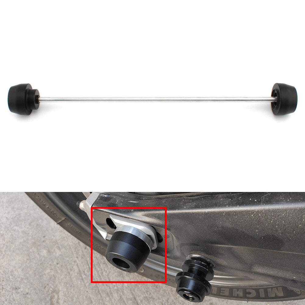 Rear Wheel Axle Fork Crash Sliders Crash Protector For trident 660 2021-22 405mm