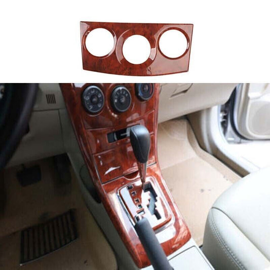 for Toyota for Corolla 09-13 Wood Peach Grain Center Console AC Knob Panel Trim 1X