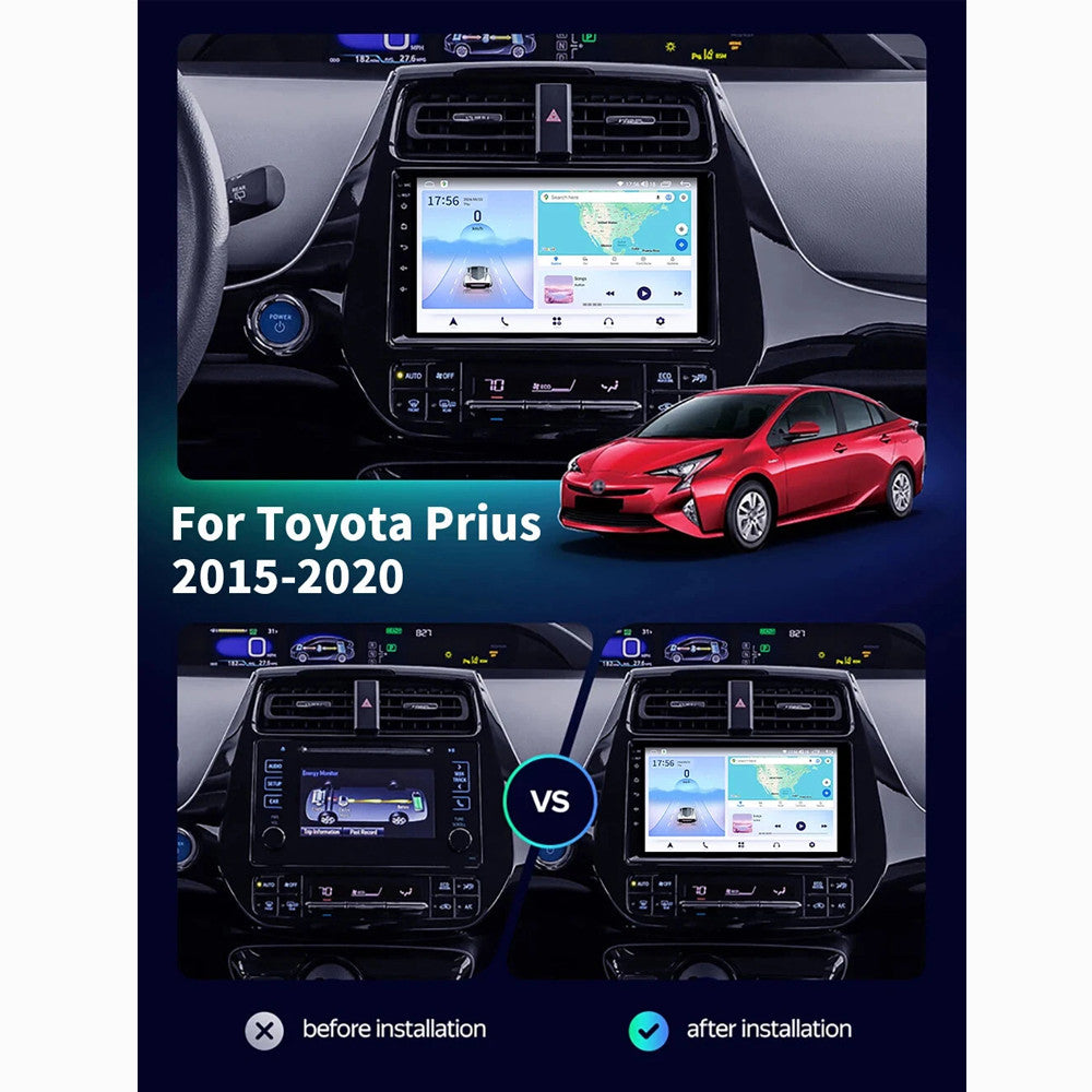 for Toyota Prius XW50 2015-2020 9 Android Auto Carplay Car Stereo Radio 2+32GB