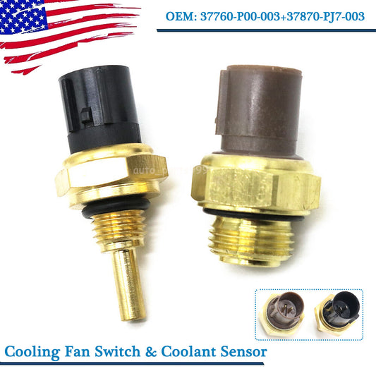 Cooling fan switch and coolant temperature sensor suitable for Honda Odyssey, Accord, for Acura - n