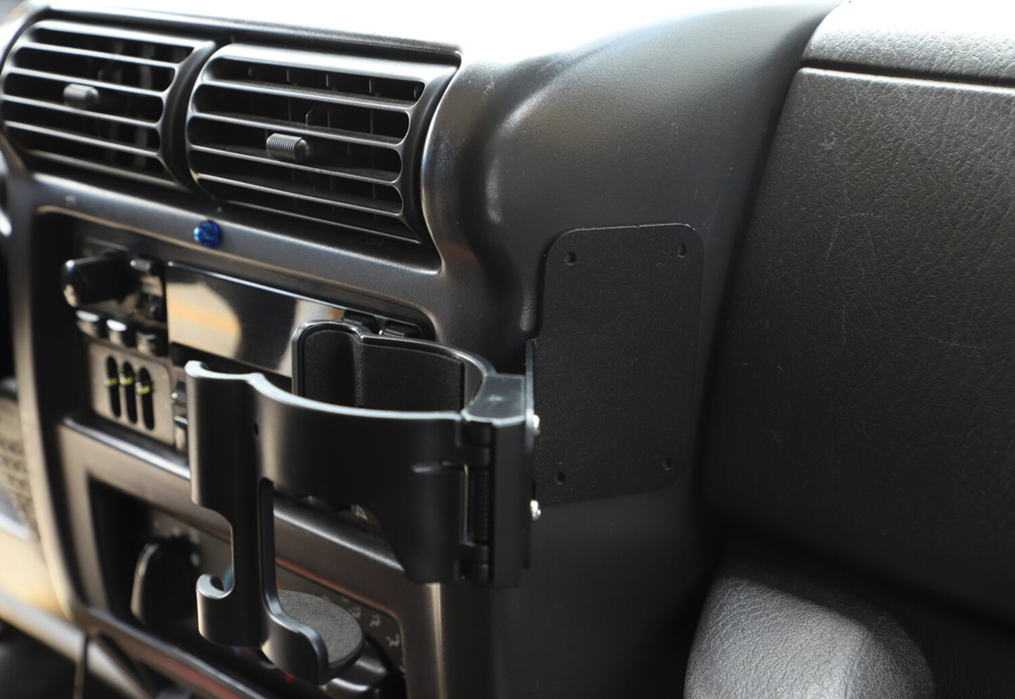 Multi-Function Drink Cup Holder Phone Mount Bracket for Jeep TJ for Wrangler 97-06