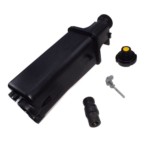 for BMW X3 X5 325 328 Radiator Coolant Expansion Tank + Thermostat + Sensor Kit