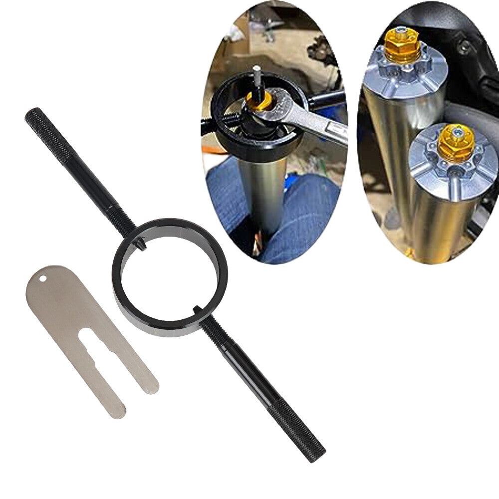 Motorcycle Fork Spring Compressor Tool Kit Upside Down Sreetbike Forks Universal Q