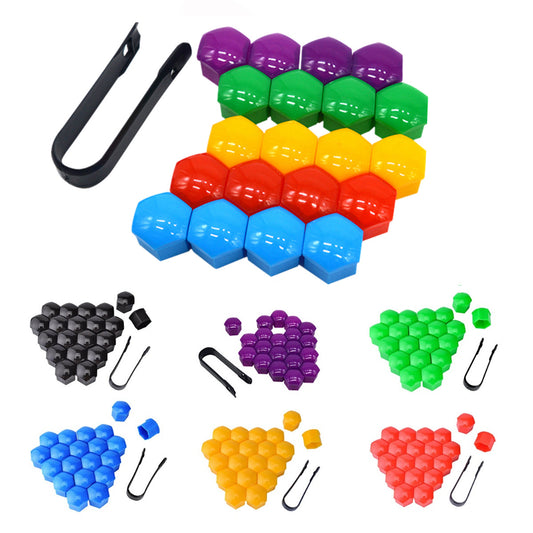 20pcs 21mm Car Auto Wheel Nut Lug Cover Hub Screw Caps Bolt Rims Tire With Tool Q