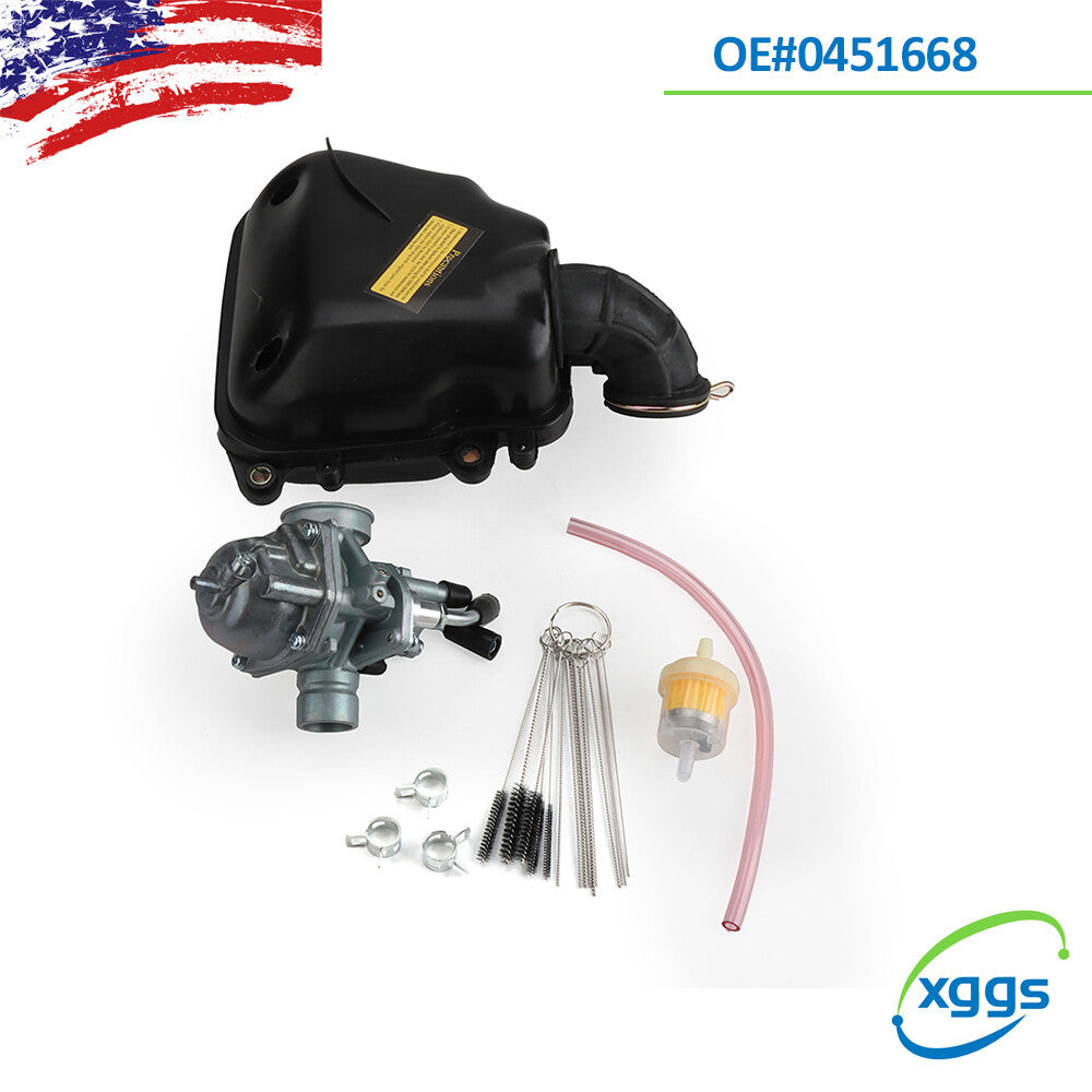 Carburetor Manual choke Carb with Air Filter Box For Scrambler 50 /90 0450081 Q