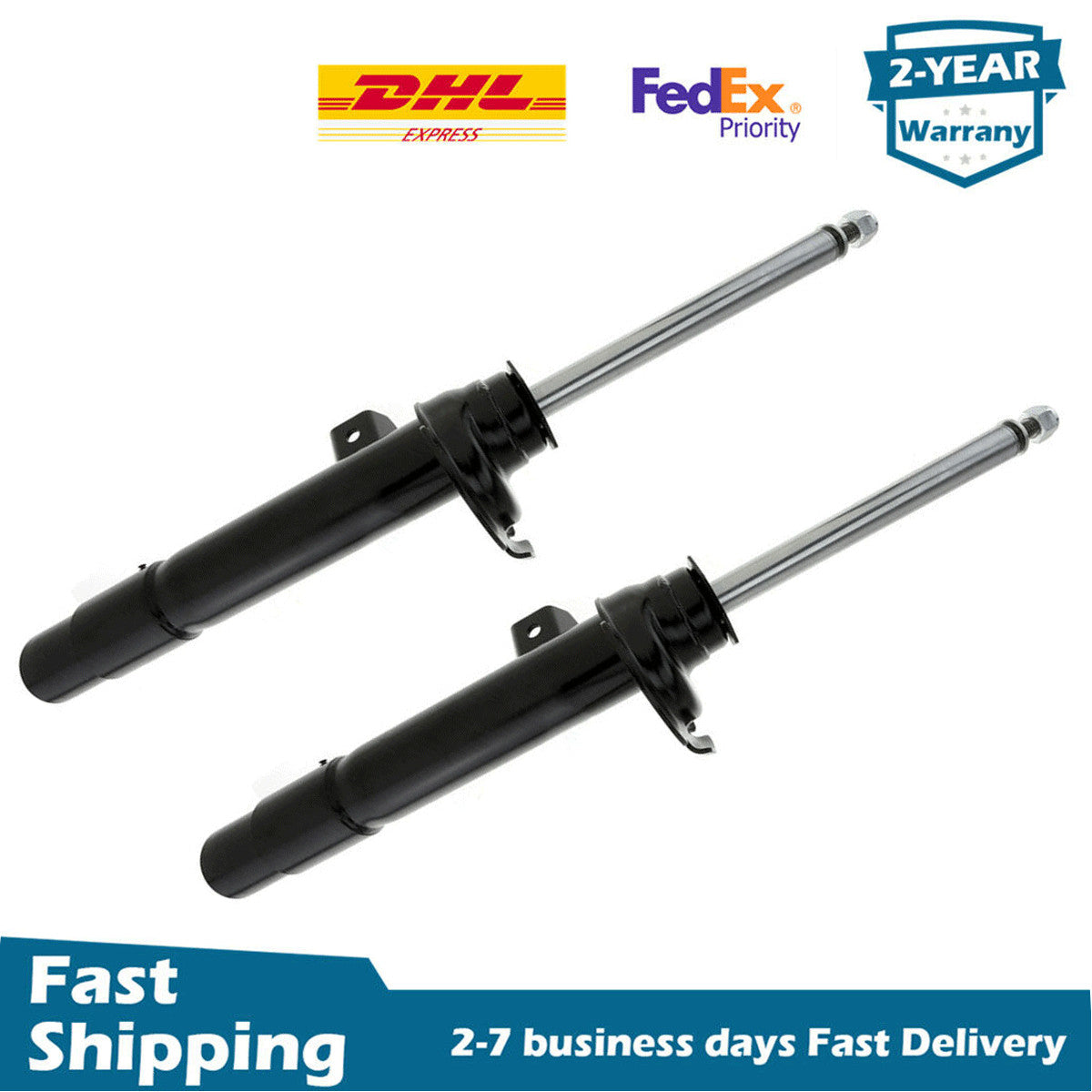 2PCS Front Left Right Shock Absorbers for BMW F30 F35 330i 430i 435ii RWD 13-16