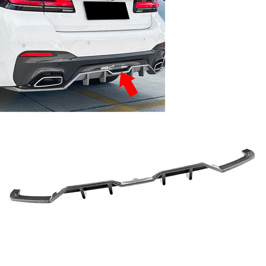 Rear Bumper Splitter Spoiler Lip for BMW 5 Series G30 LCI M Sport 2021-2023 21