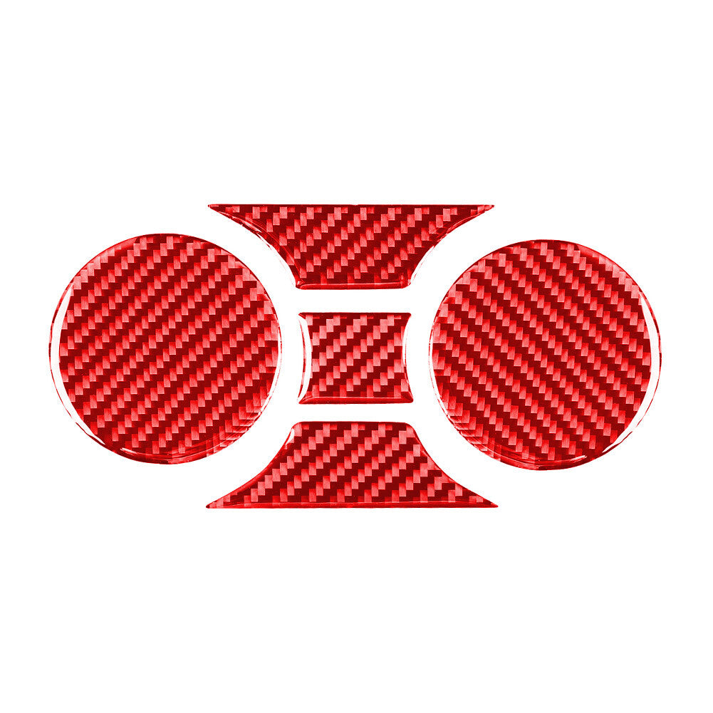 Central Control Cup Holder Panel Cover Trim Fit for Toyota Tundra 2014-2021 Red