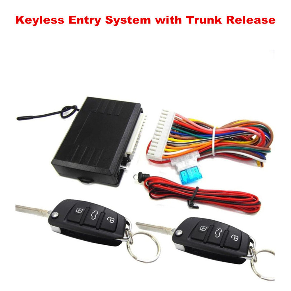 12V Car Remote Central Lock Keyless Entry System with Trunk Release n