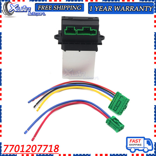 Brand new heater blower resistor 7701207718, suitable for Citroën for Peugeot 107, 207, and 6441L2. v