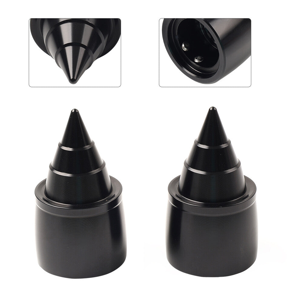 CNC Front Axle Cap Nut Covers for Harley Touring Road Glide Dyna FXD Street Bob Q
