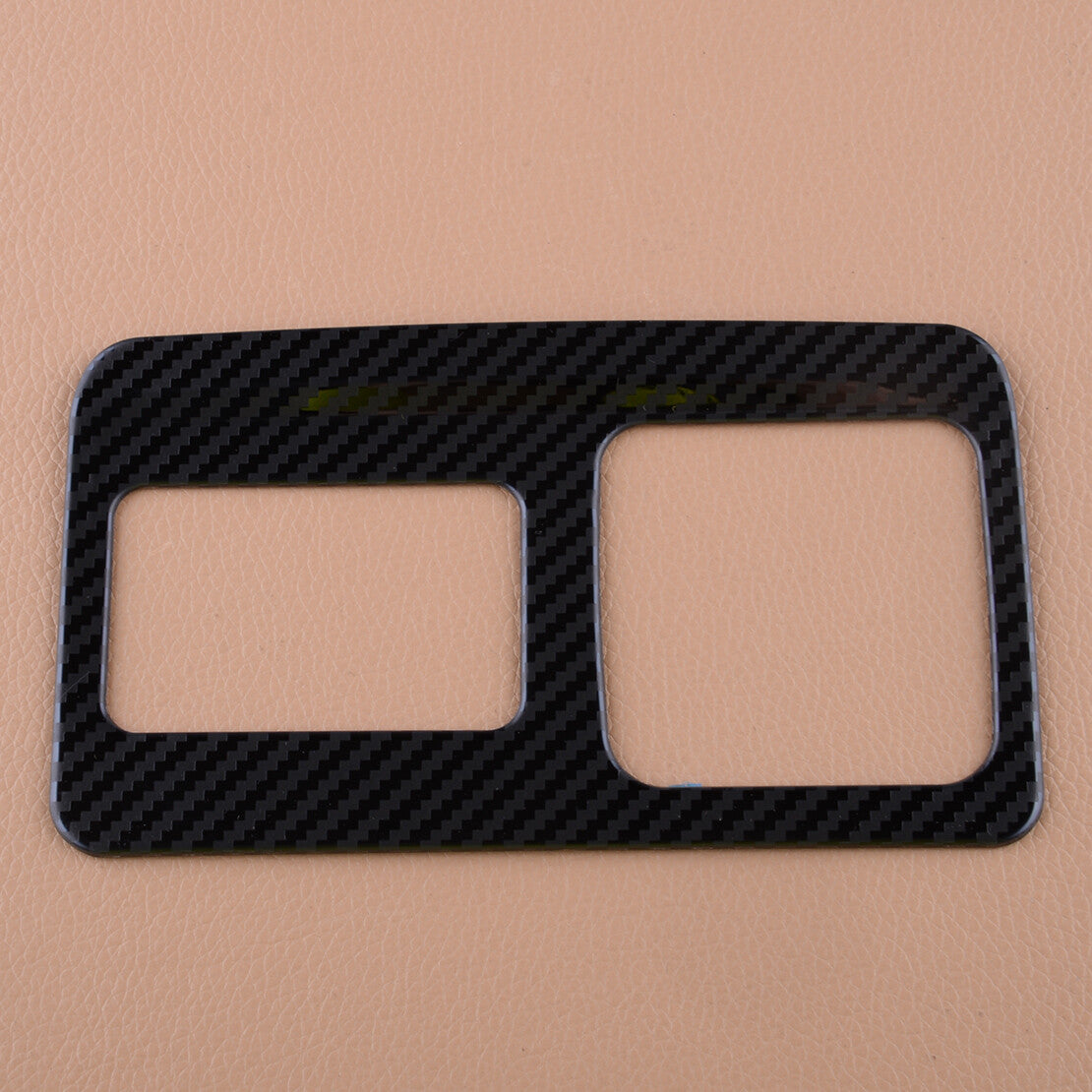 Carbon fiber style rear USB socket cover trim suitable for Chevrolet Blazer 2019-2020