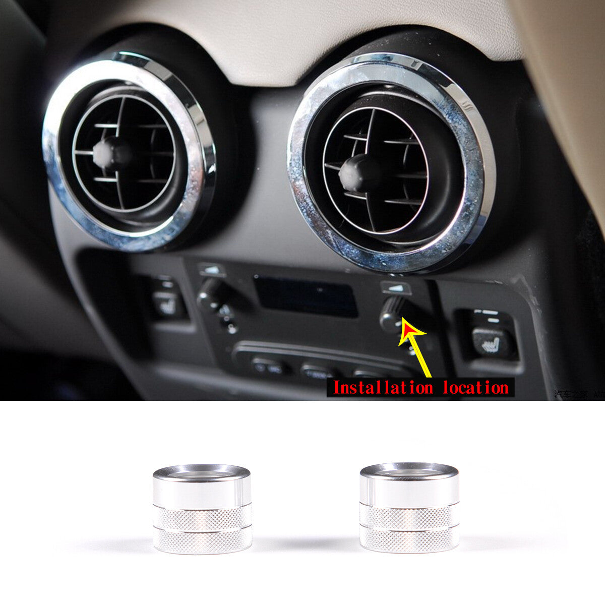 2018 - 2022 for Honda Accord Matte Woodgrain Dashboard L&R Vent Cover- v