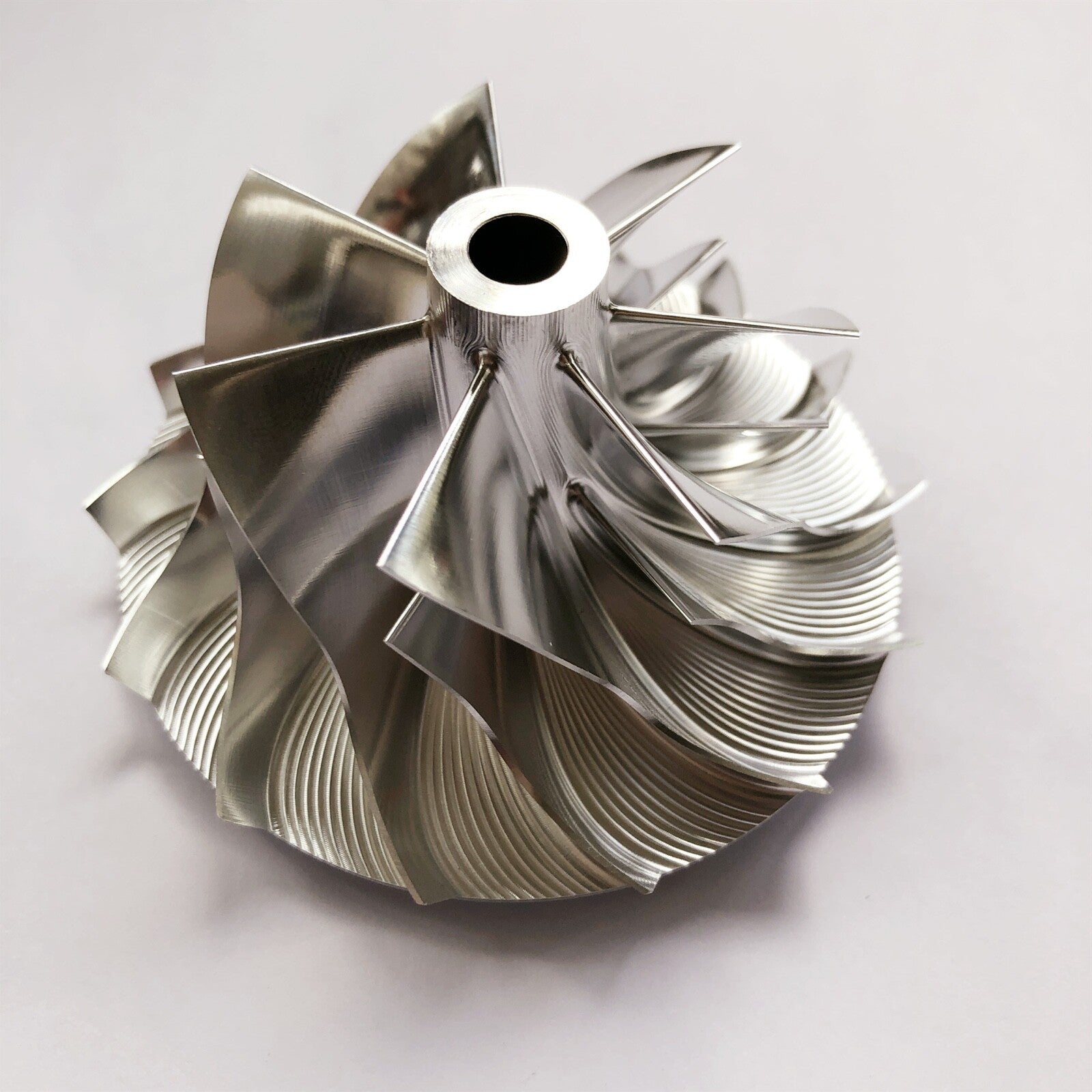K26 50.33/71.00mm 7+7blades High-performance billet compressor wheel