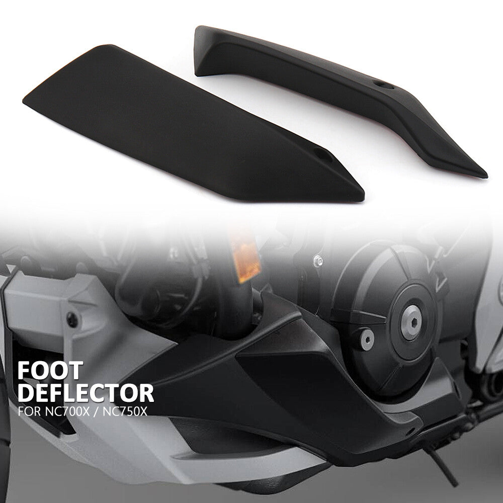 for Honda NC750X 21-23 NC700X 12-13 Foot Deflector Low Wind Deflector Kit Rubber