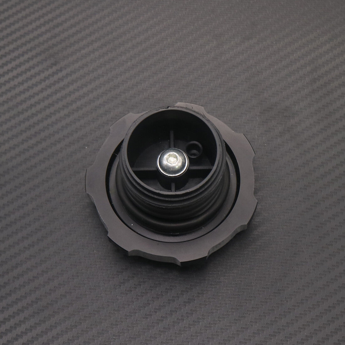 Silver CNC Edge Cut Gas Tank Cap Fuel Cap For Sportster Road King Softail Q