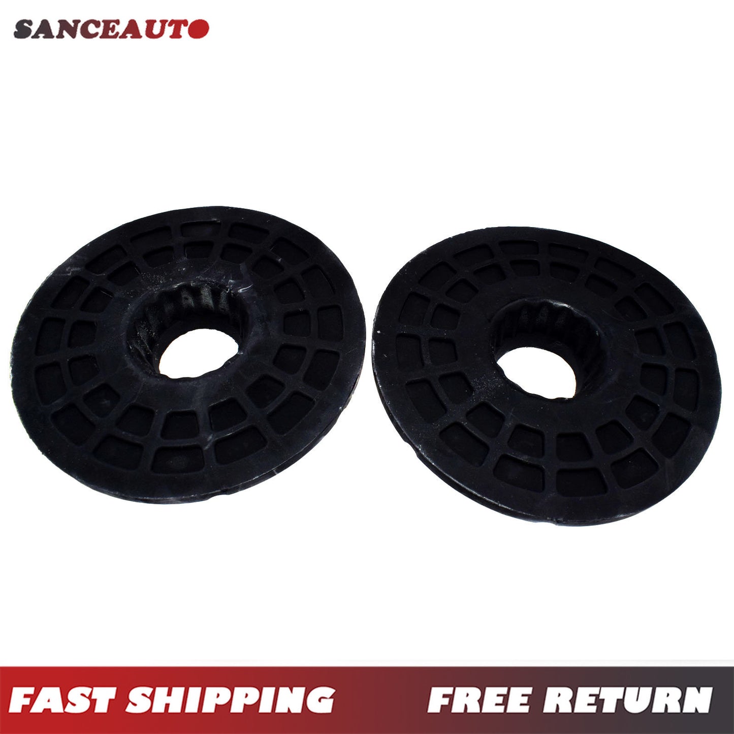 2-pack for Saab 9-3 2003-2011 coil spring spring support rear 90538496- n